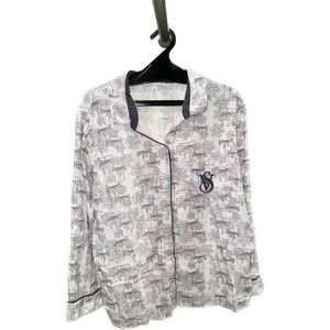 Women's  Victoria's Secret Long Sleeve Pajama Top - Size M